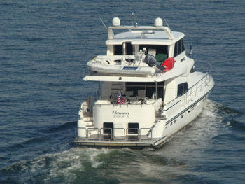 Yacht Charmer deck view
